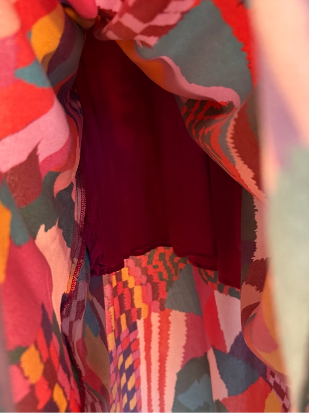 FARM Rio Bold Abstract Multi-Color Maxi Dress - Picture 5 of 8